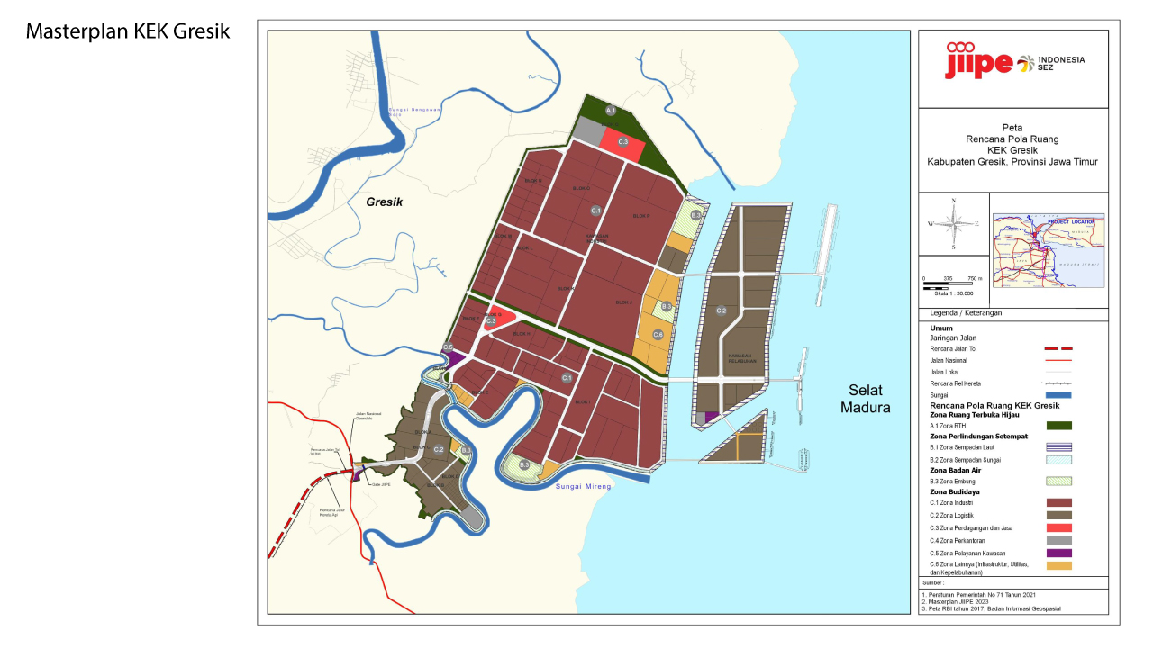 Masterplan Zonasi KEK Gresik (JIIPE)